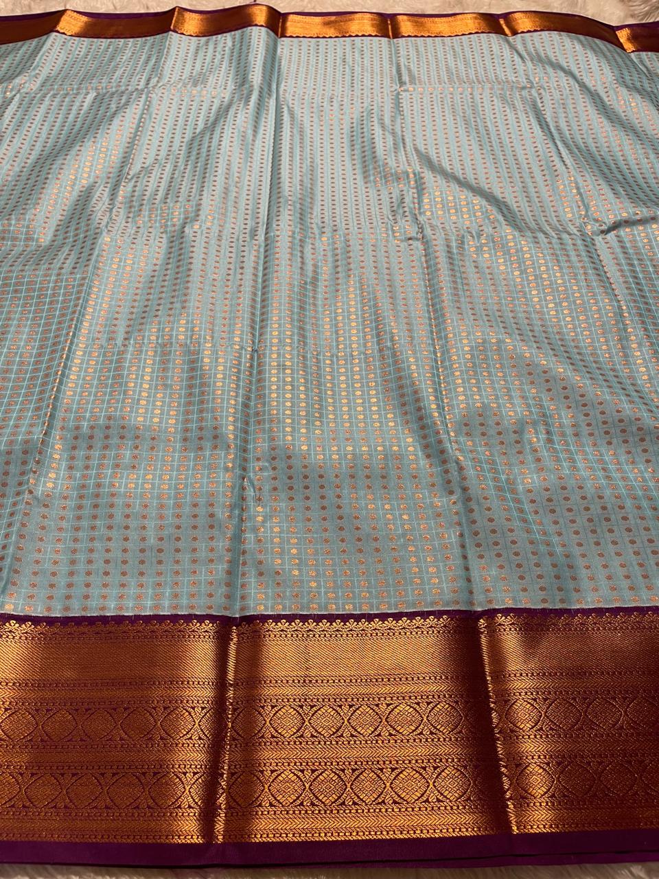 1000 BUTTAS-SKYBLUE WITH PURPLE