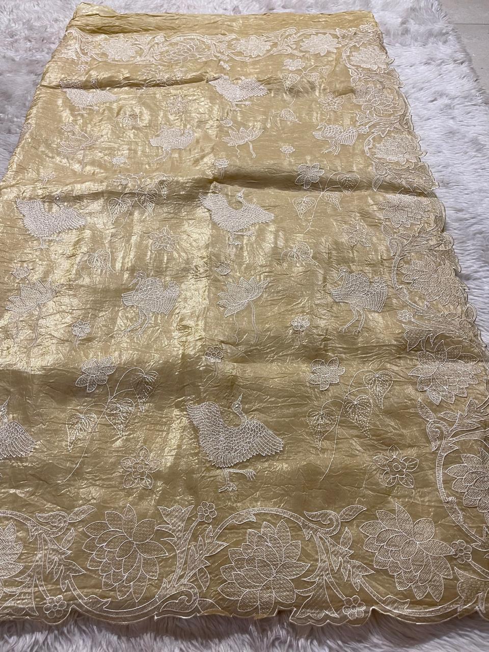 DESIGNER SAREES - A10 YELLOW
