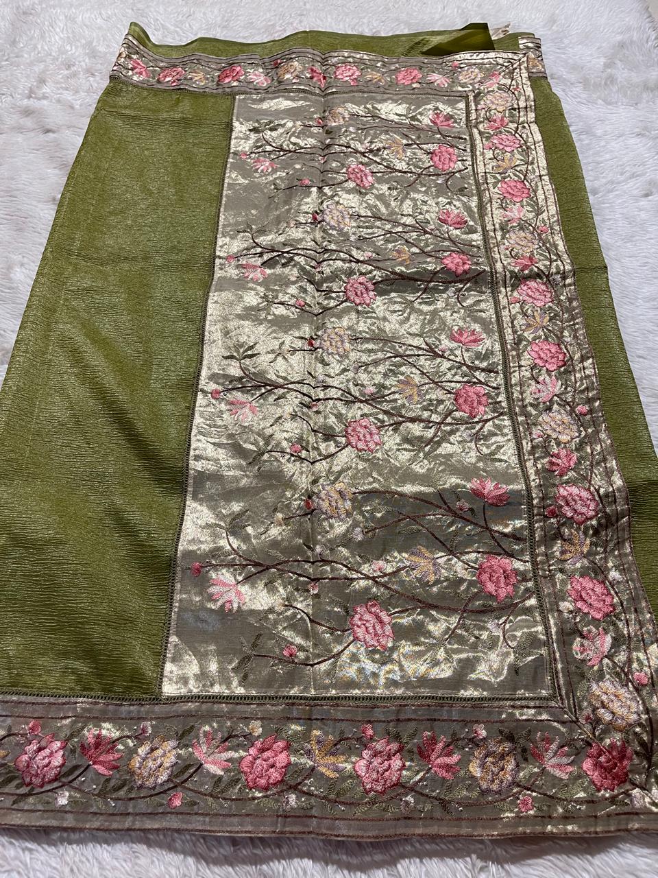 FESTIVE EDIT - DESIGNER SAREE A14 GREEEN