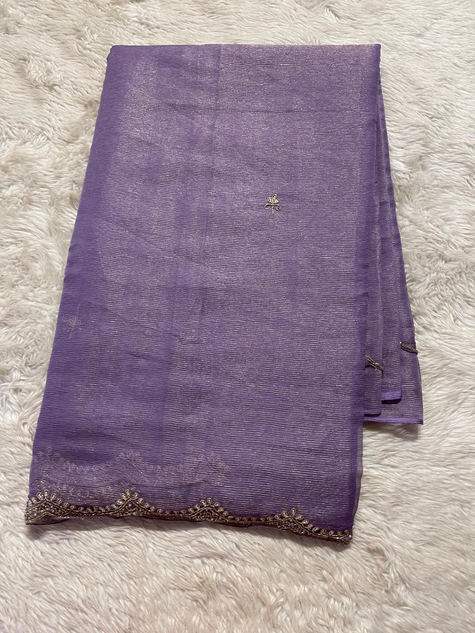 FESTIVE EDIT- OH PURPLE SAREE A13