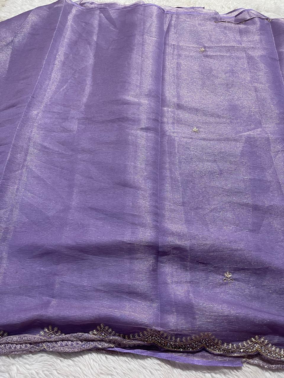 FESTIVE EDIT- OH PURPLE SAREE A13