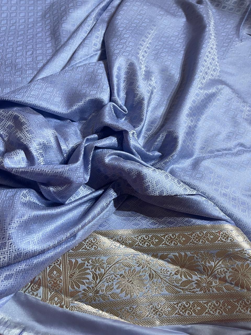 Anika's Banarasi Semi Georgette Soft Silk-02