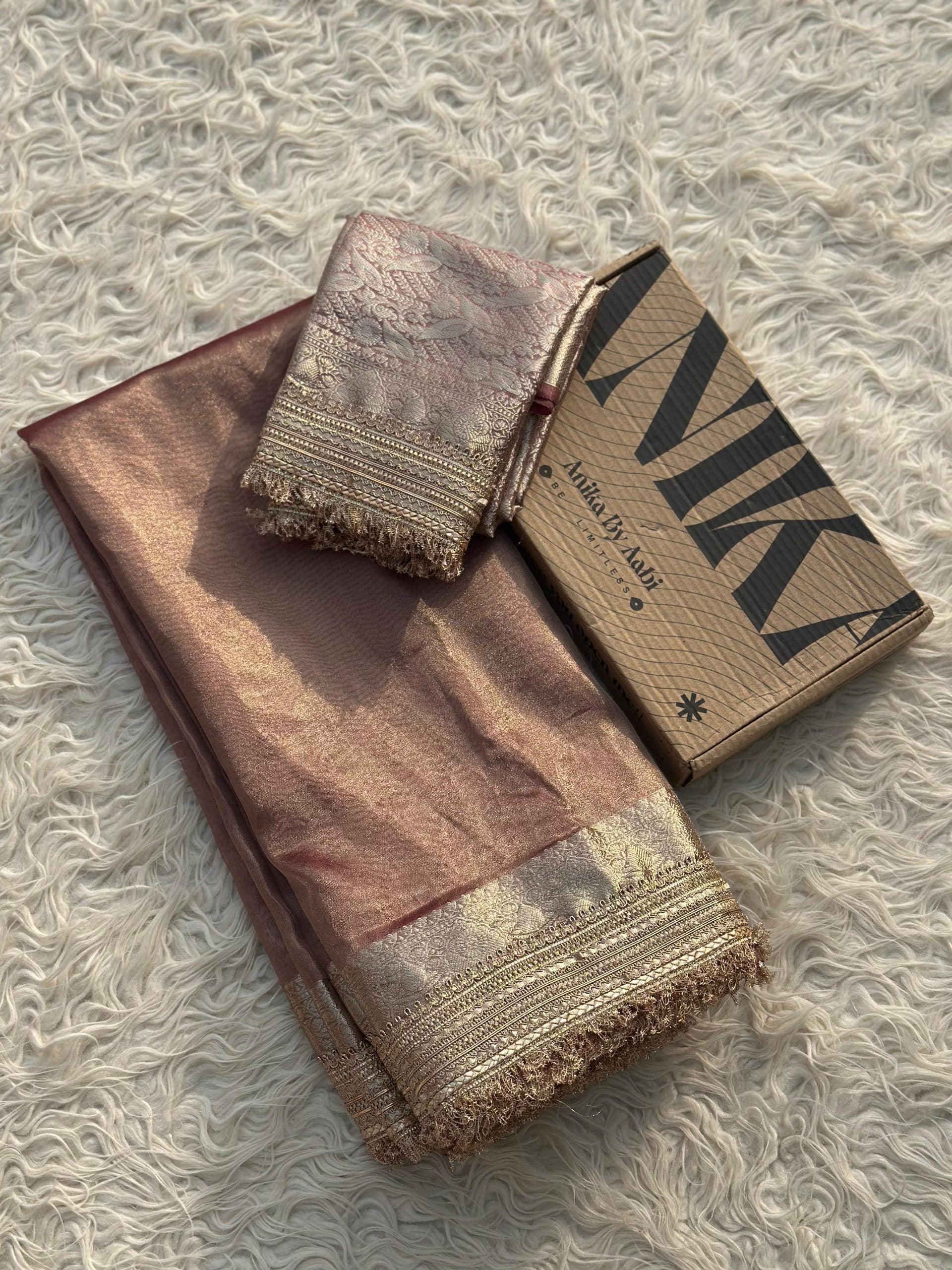 TISSUE LUXE-BRONZED GLOW SAREE
