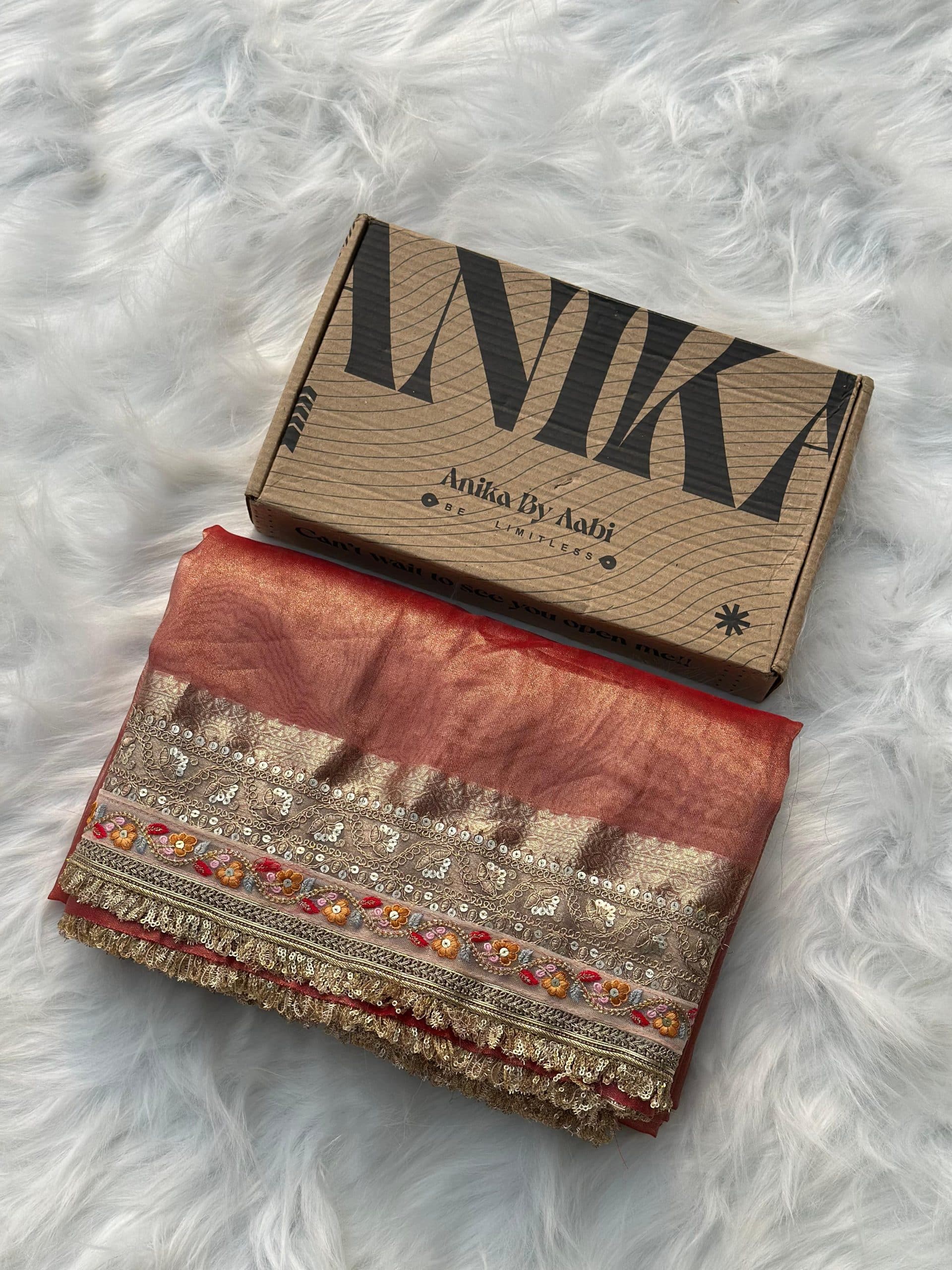 CORAL ORANGISH-TISSUE LUXE