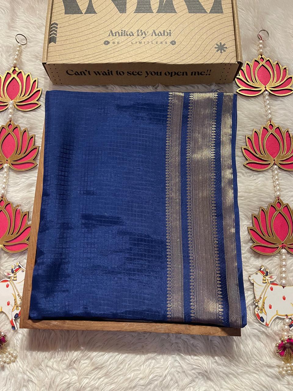 MUNGA BANARASI SAREE-NEVYBLUE