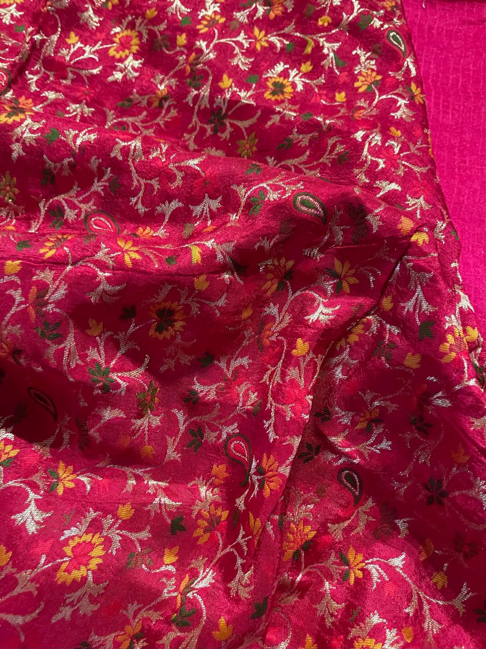 MUNGA BANARASI SAREE-PINK