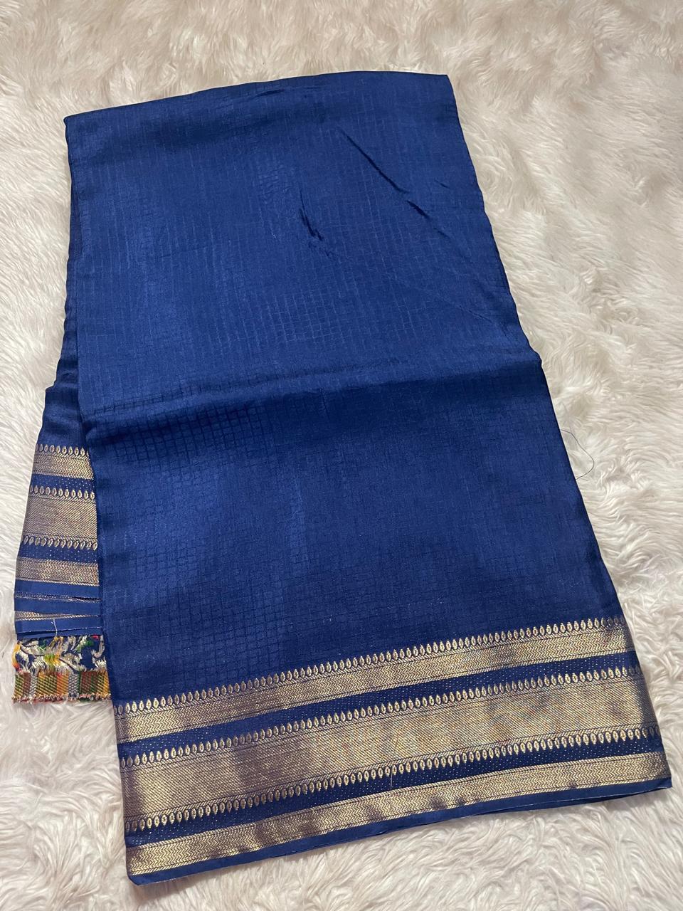 MUNGA BANARASI SAREE-NEVYBLUE