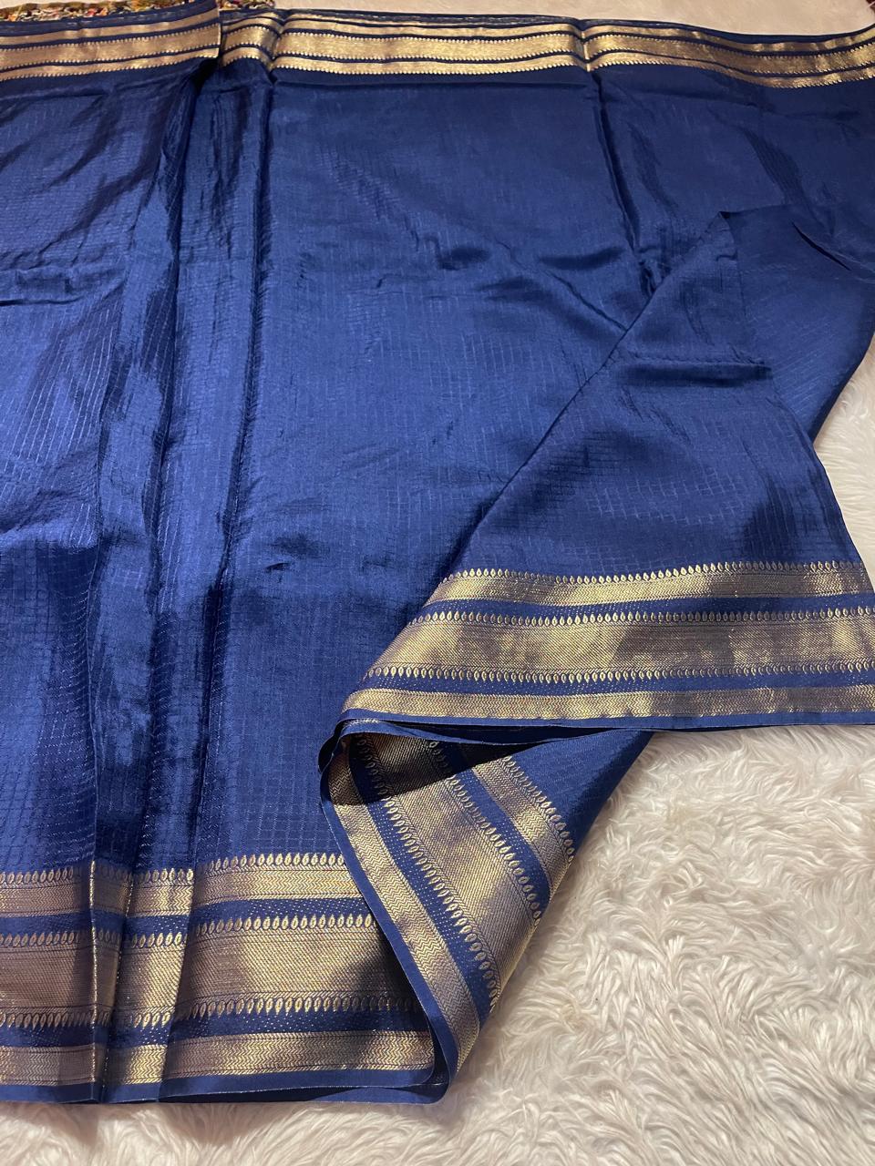 MUNGA BANARASI SAREE-NEVYBLUE