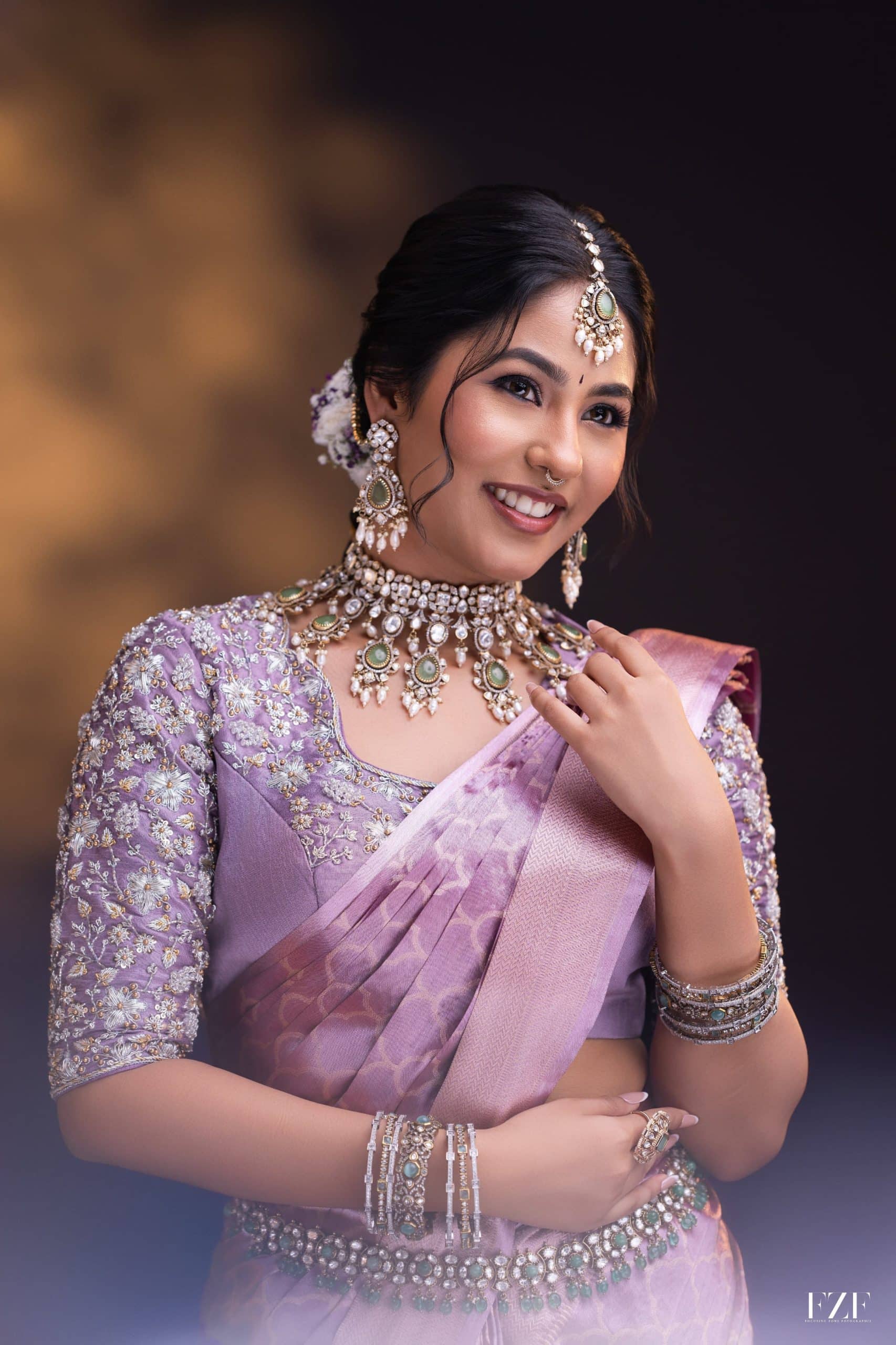 TIRA- TANISHA LAVENDER TISSUE SAREE