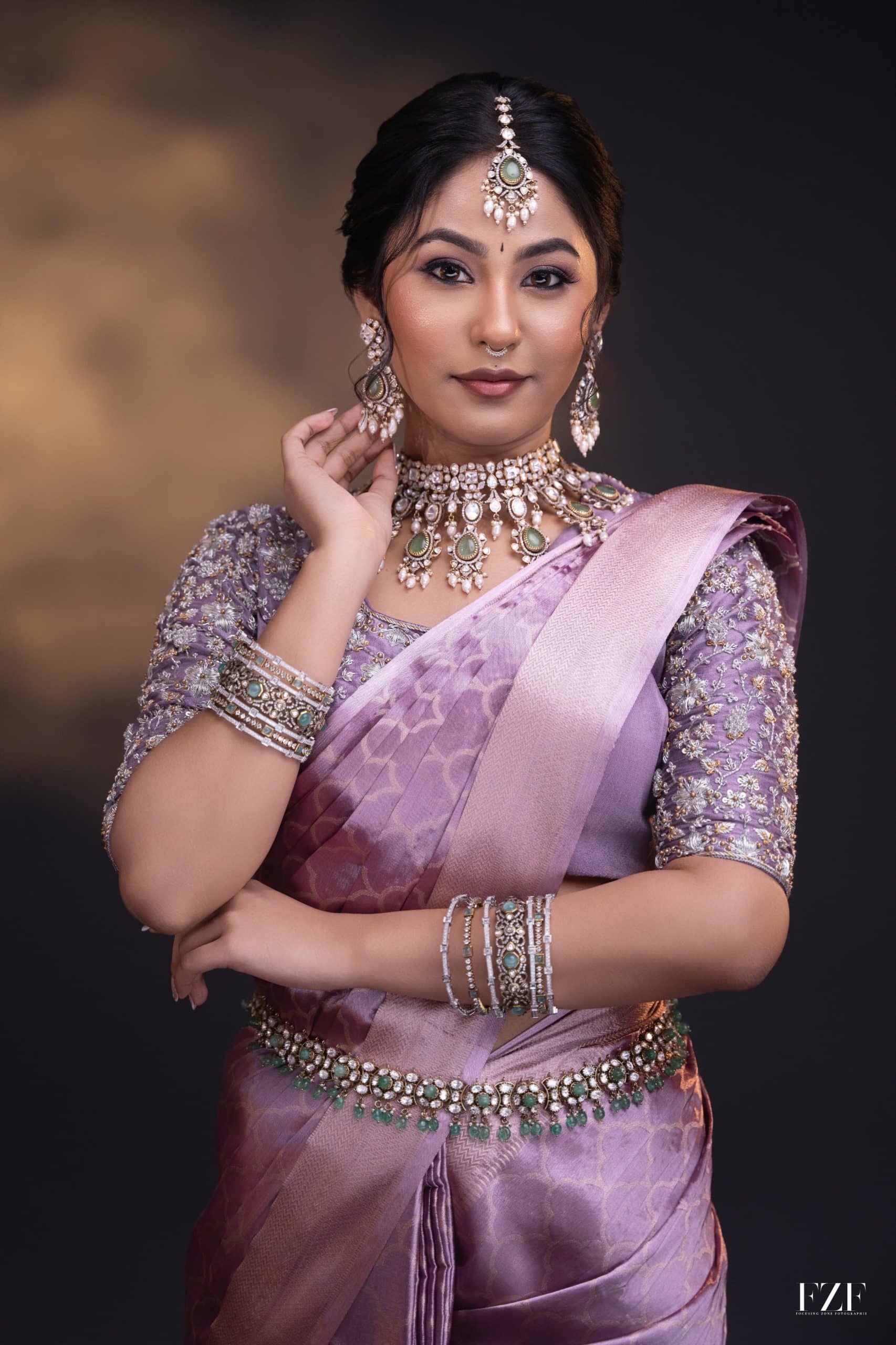 TIRA- TANISHA LAVENDER TISSUE SAREE