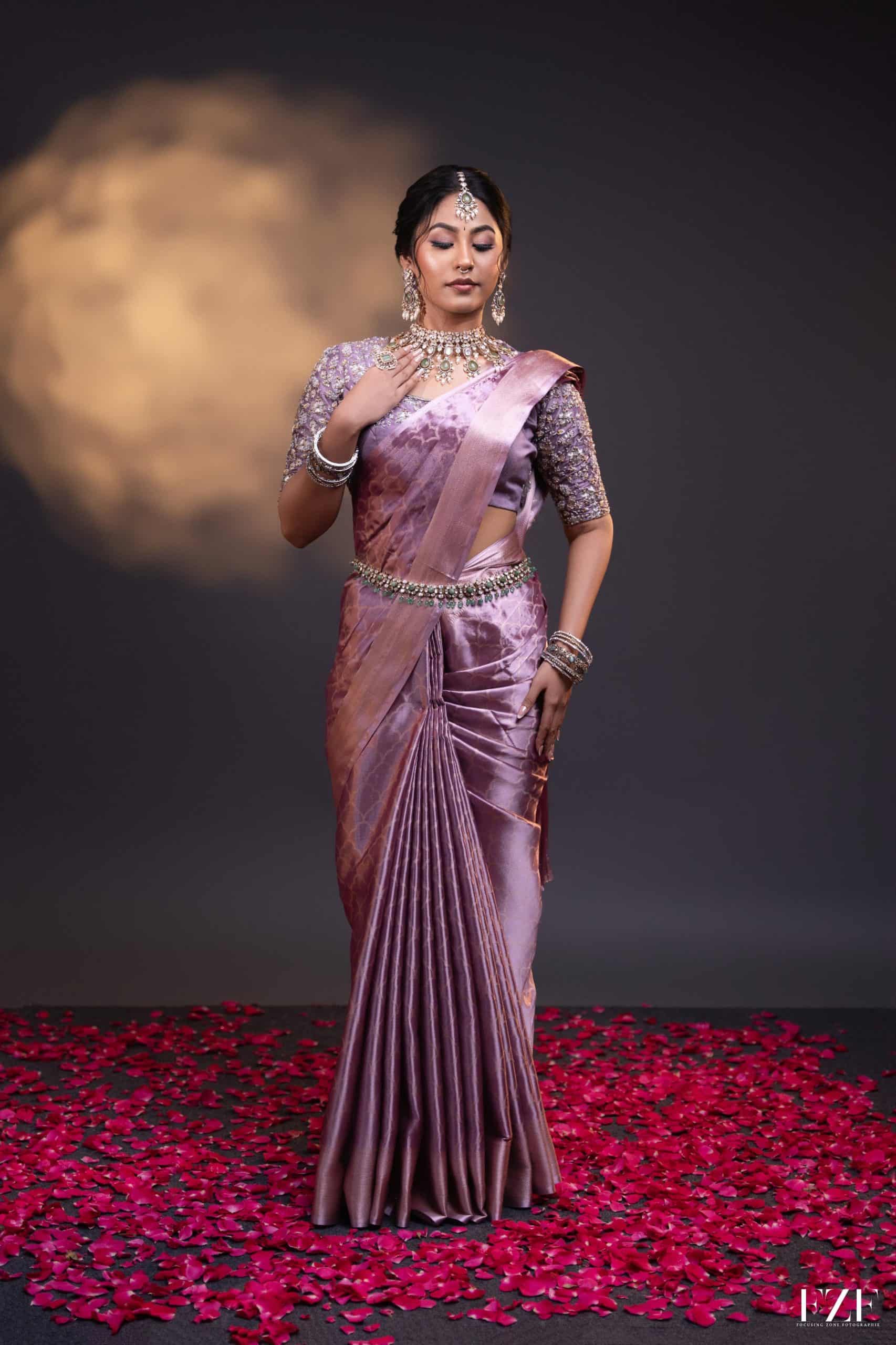 TIRA- TANISHA LAVENDER TISSUE SAREE