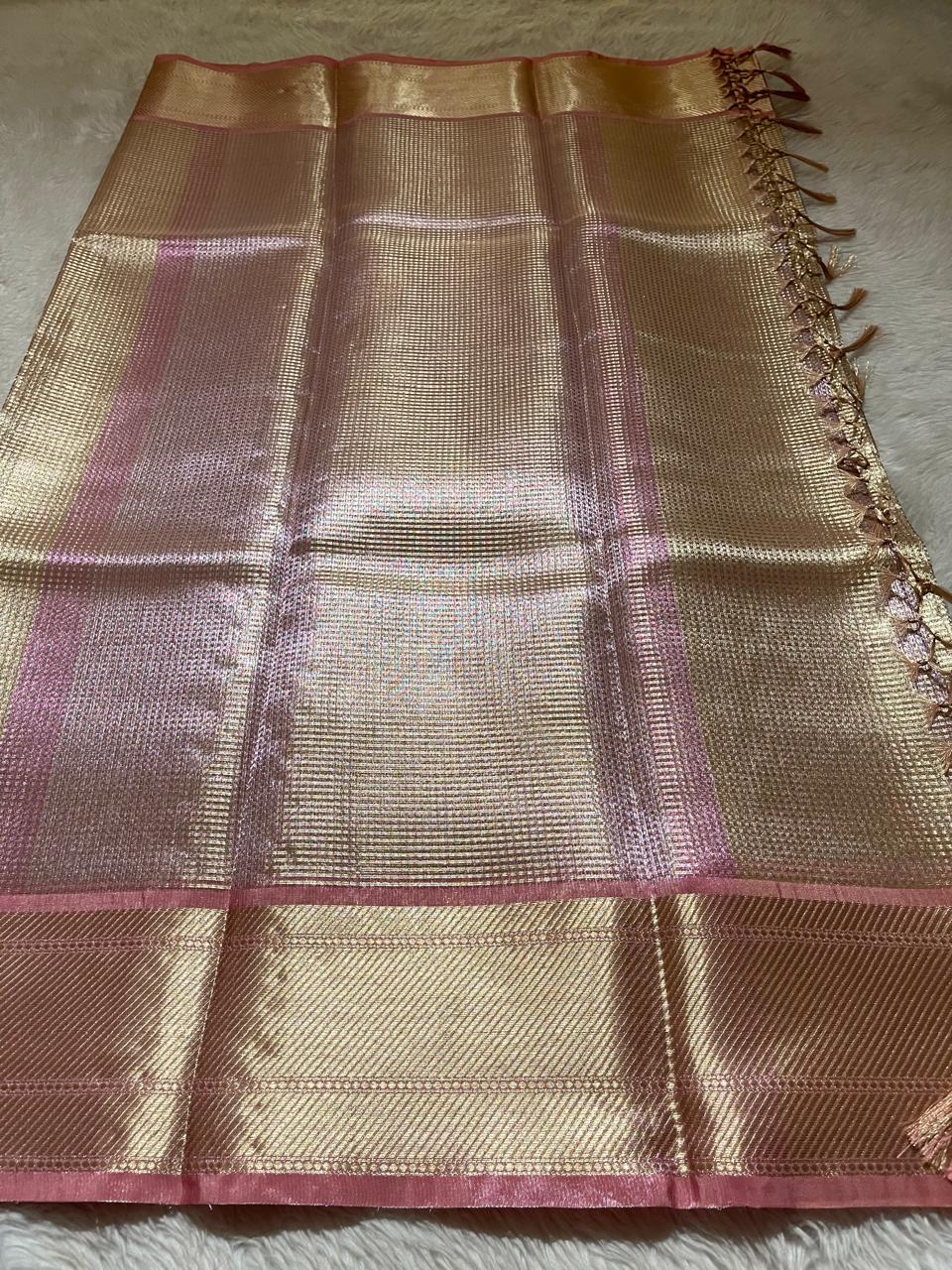 NAYAN-CORALPINK SAREE