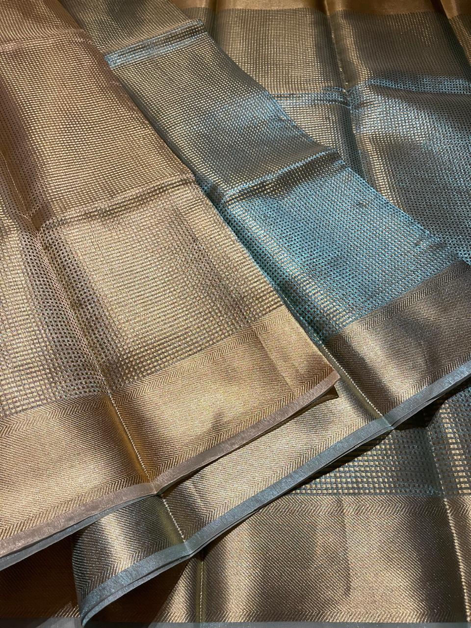 NAYAN-SEAFOAM GREEN SAREE