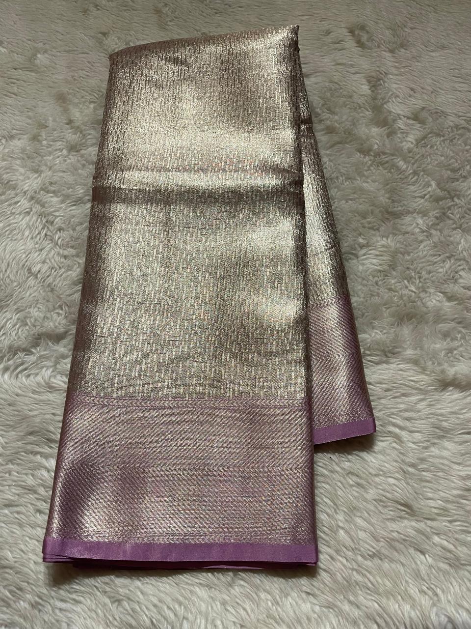 HEERA-PASTEL LILAC SAREE