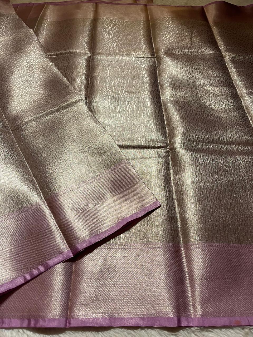 HEERA-PASTEL LILAC SAREE
