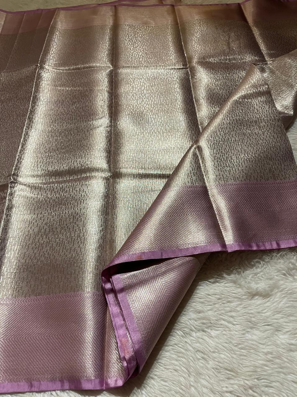 HEERA-PASTEL LILAC SAREE