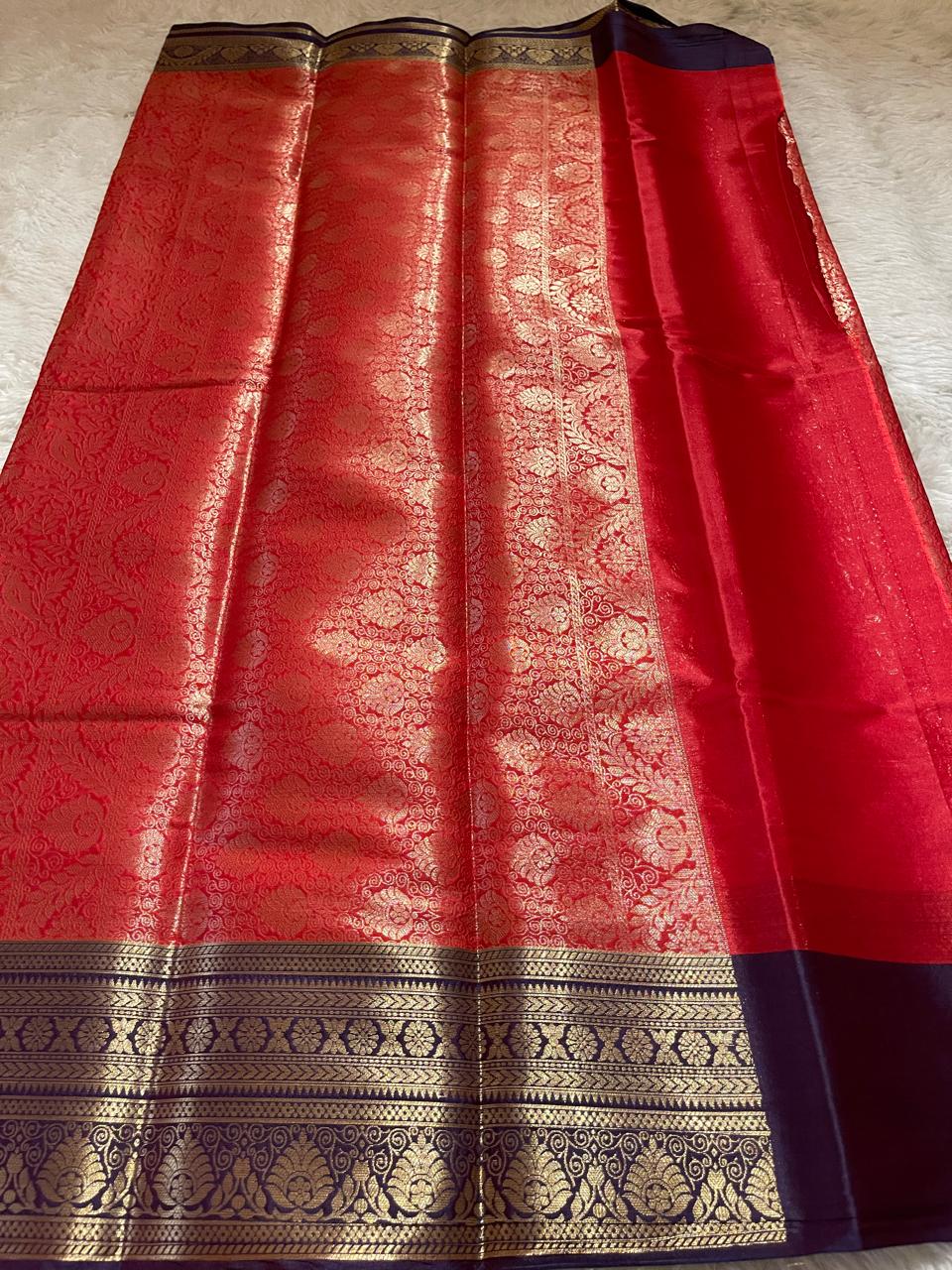 ANIKA'S KANCHI SEMI SILK SAREE-AD01