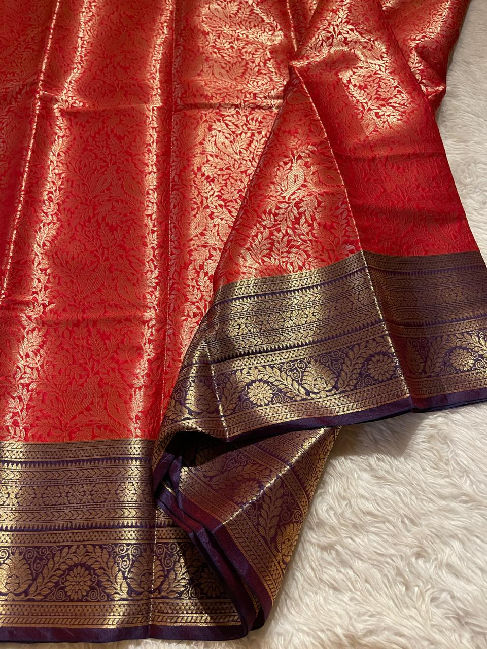 ANIKA'S KANCHI SEMI SILK SAREE-AD01