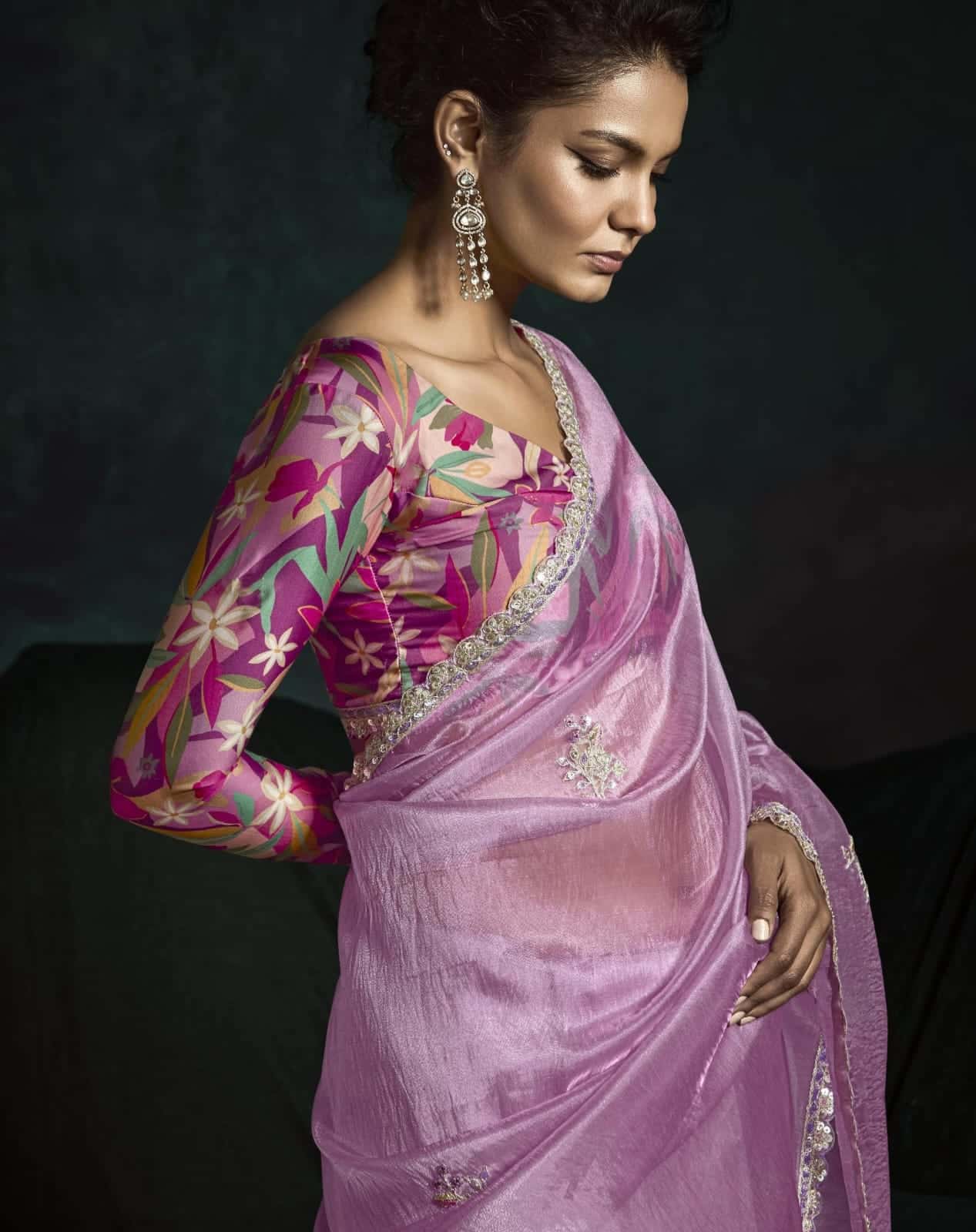 ANAYA FETIVE EDIT-DESIGNER SAREE A06
