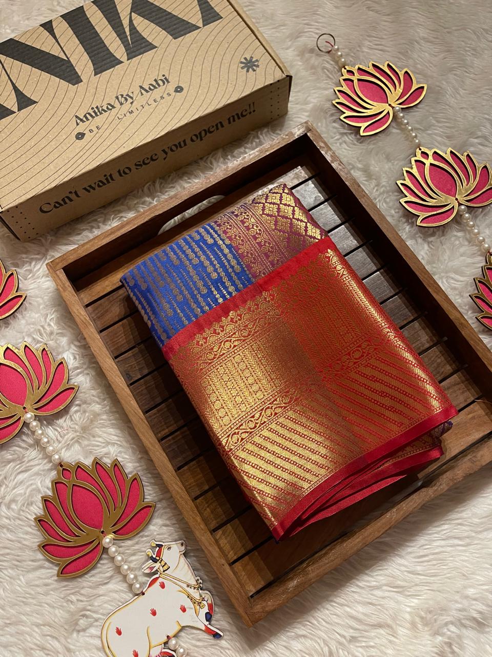 ANIKA'S KANCHI SEMI SILK SAREE-AD02