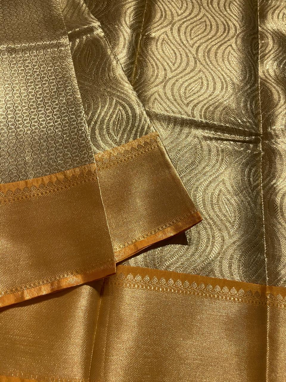 TISSUE SAREE-GOLD