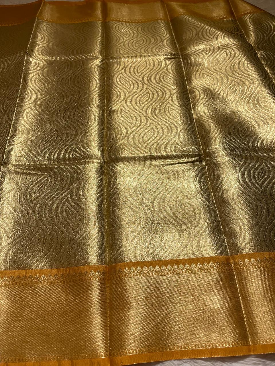 TISSUE SAREE-GOLD