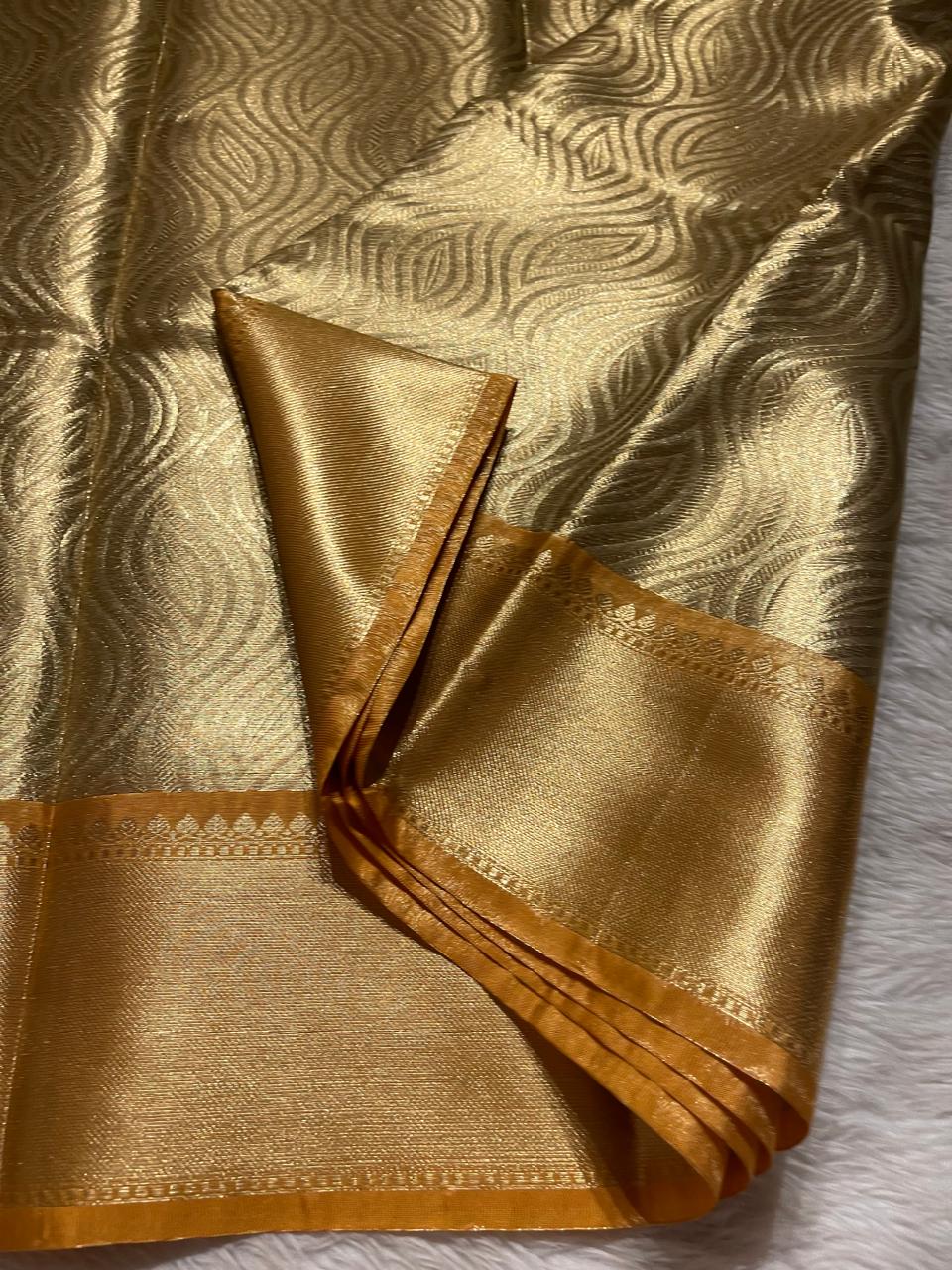 TISSUE SAREE-GOLD