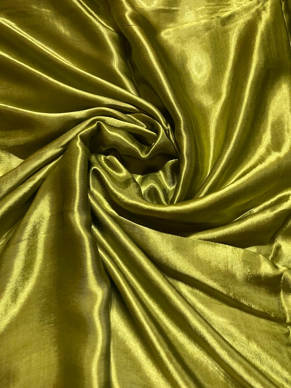 MODAL PLAIN SAREE-MINT GREEN