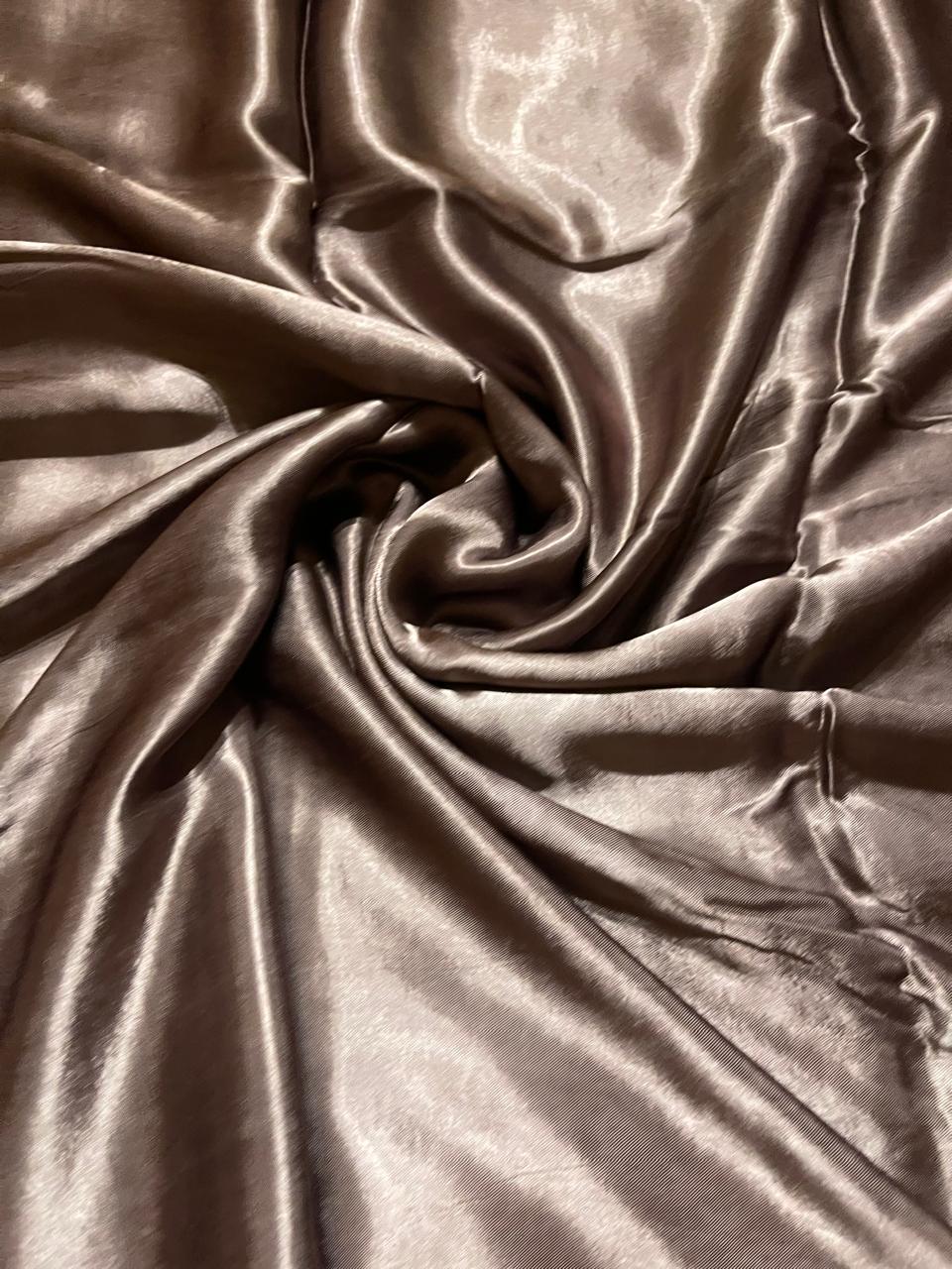 MODAL PLAIN SAREE-GREY PURPLE