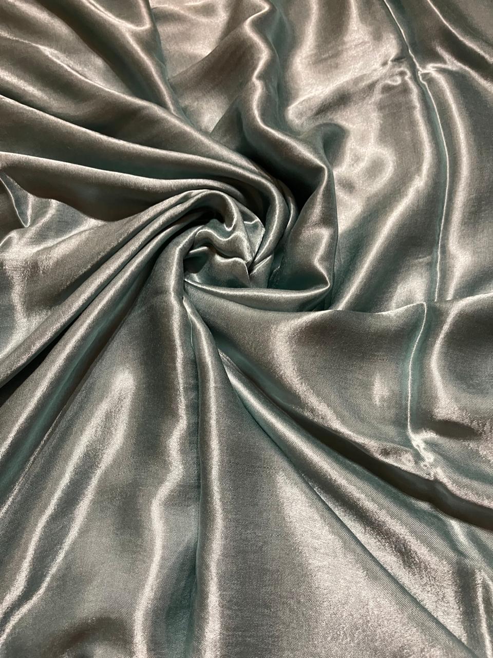 MODAL PLAIN SAREE-POWDER BLUE