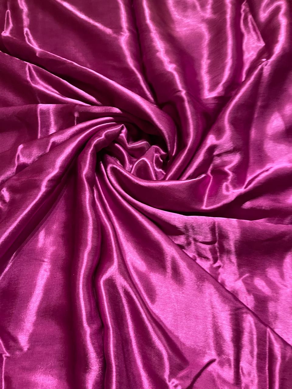 MODAL PLAIN SAREE-FANDANGO PURPLE