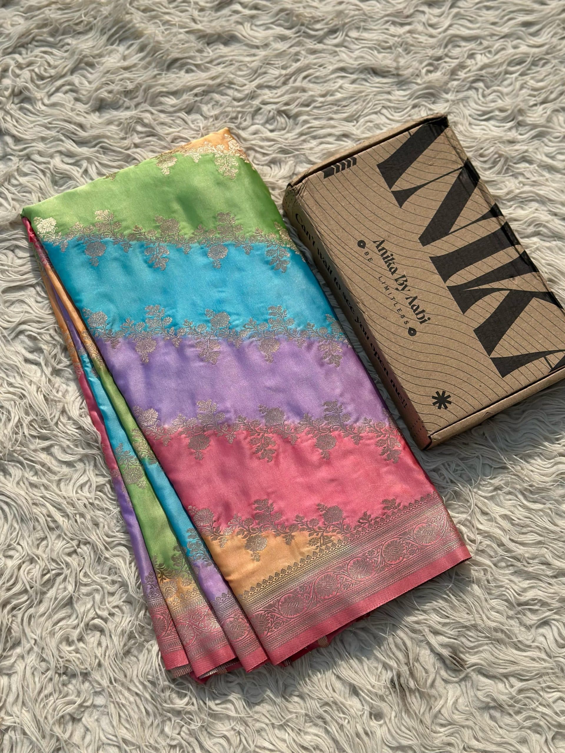 RAINBOW MUSHRO SAREE-RB02