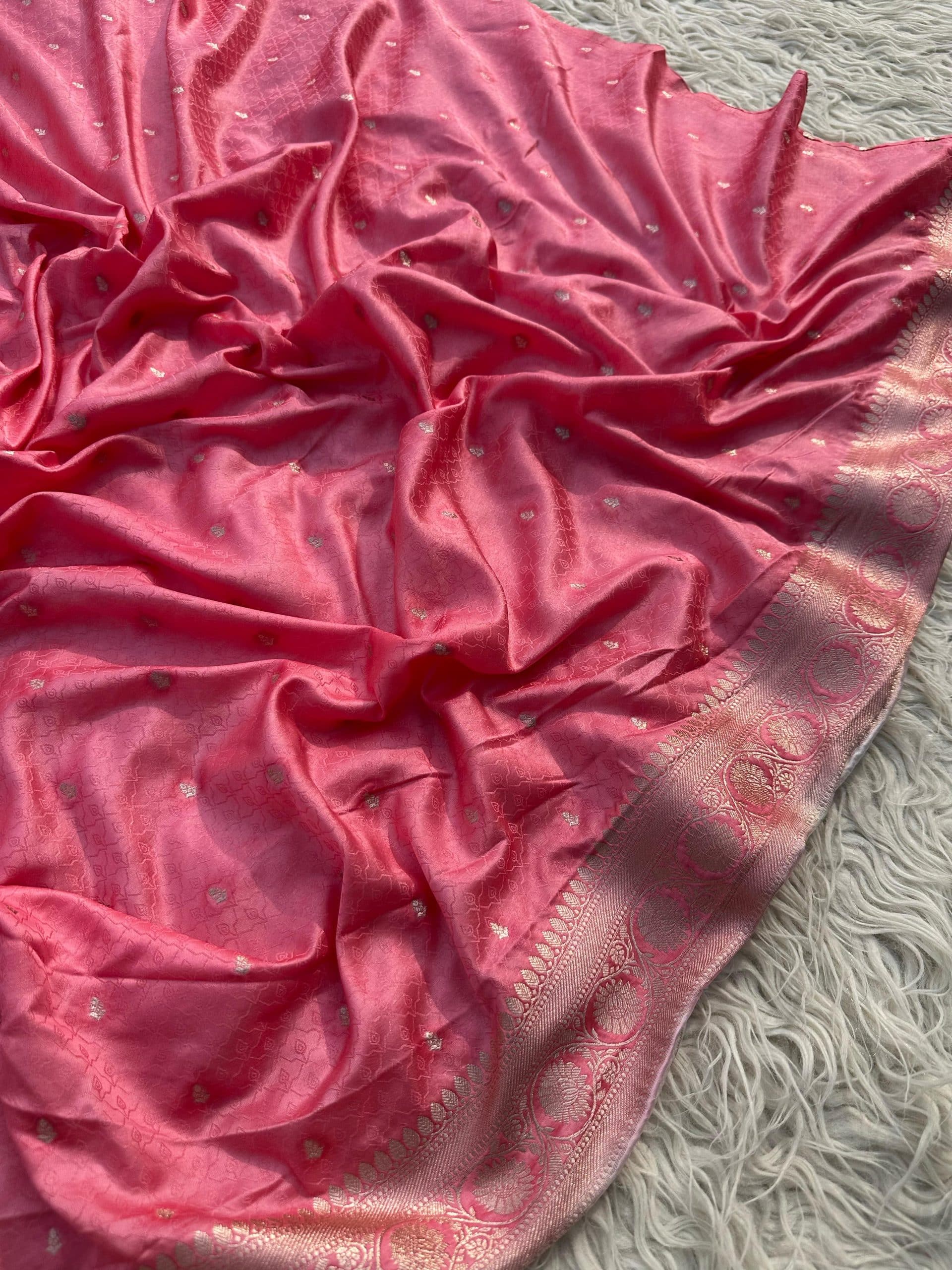 KEERTHI-PINK DELIGHT BANARASI LUXE SAREE
