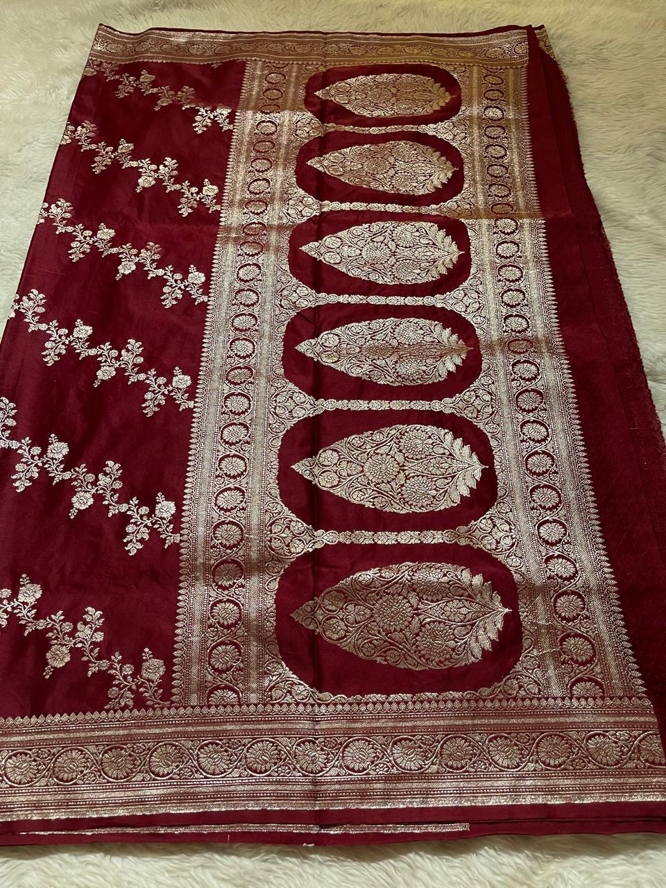 KEERTHI- DEEP MAROON LUXE SAREE