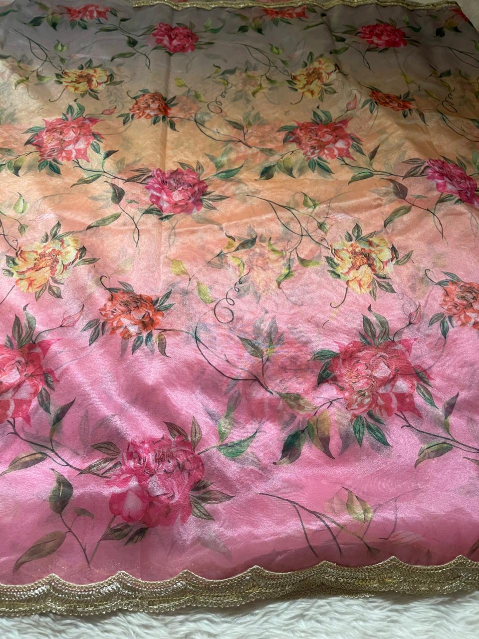 ORGANZA LACE-FLORAL ELEGANCE FE02