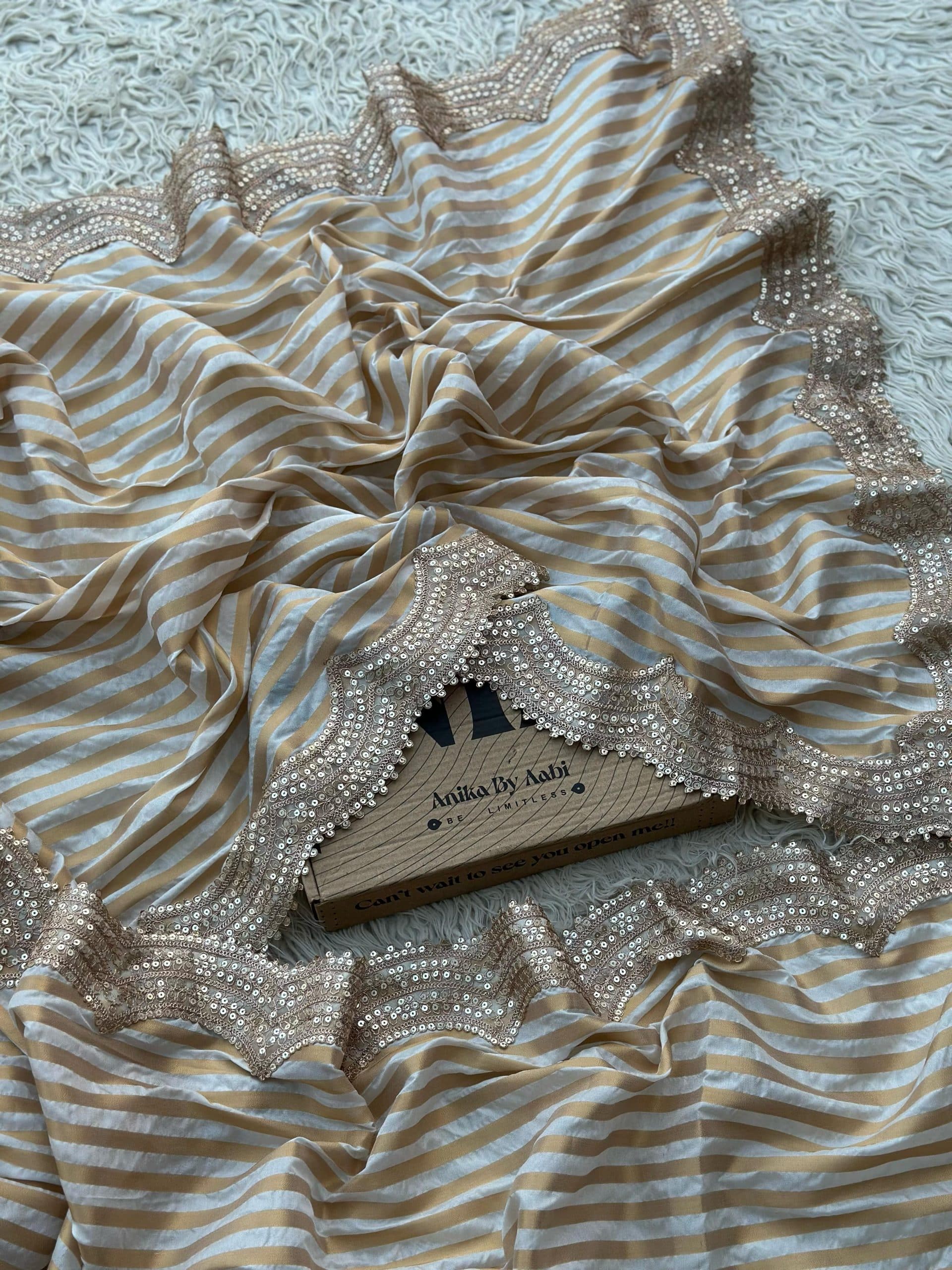 DUSHERA ONAM TISSUE LACE SAREE