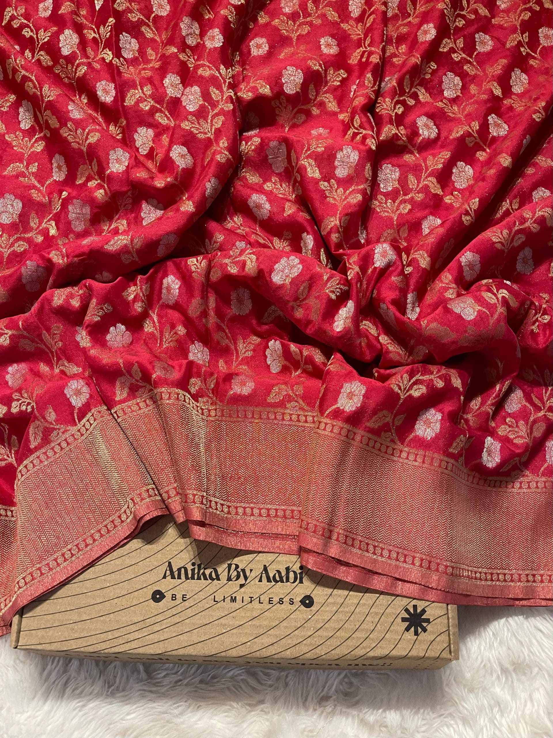 SAHANA-PEACH SAREE