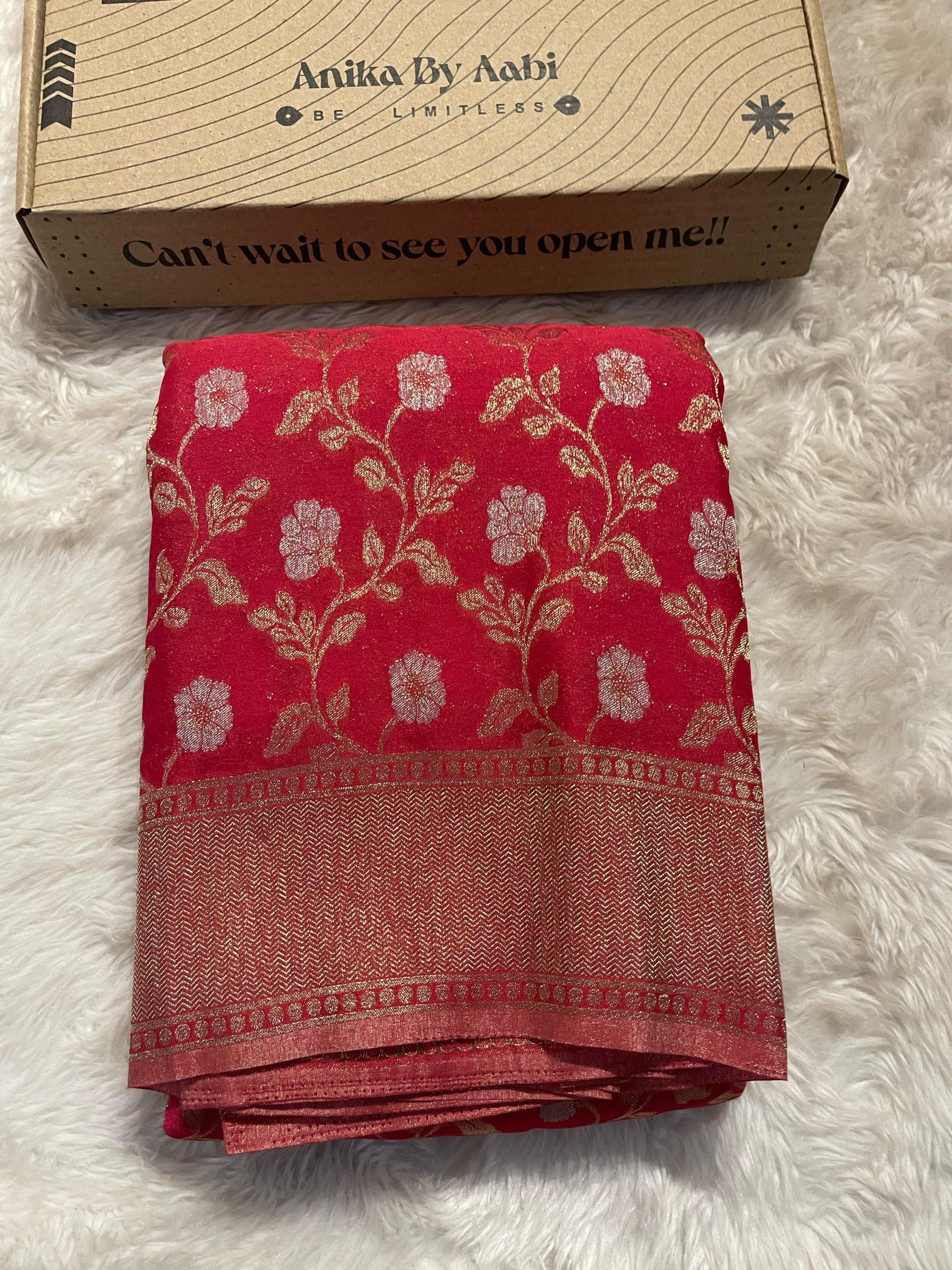 SAHANA-PEACH SAREE