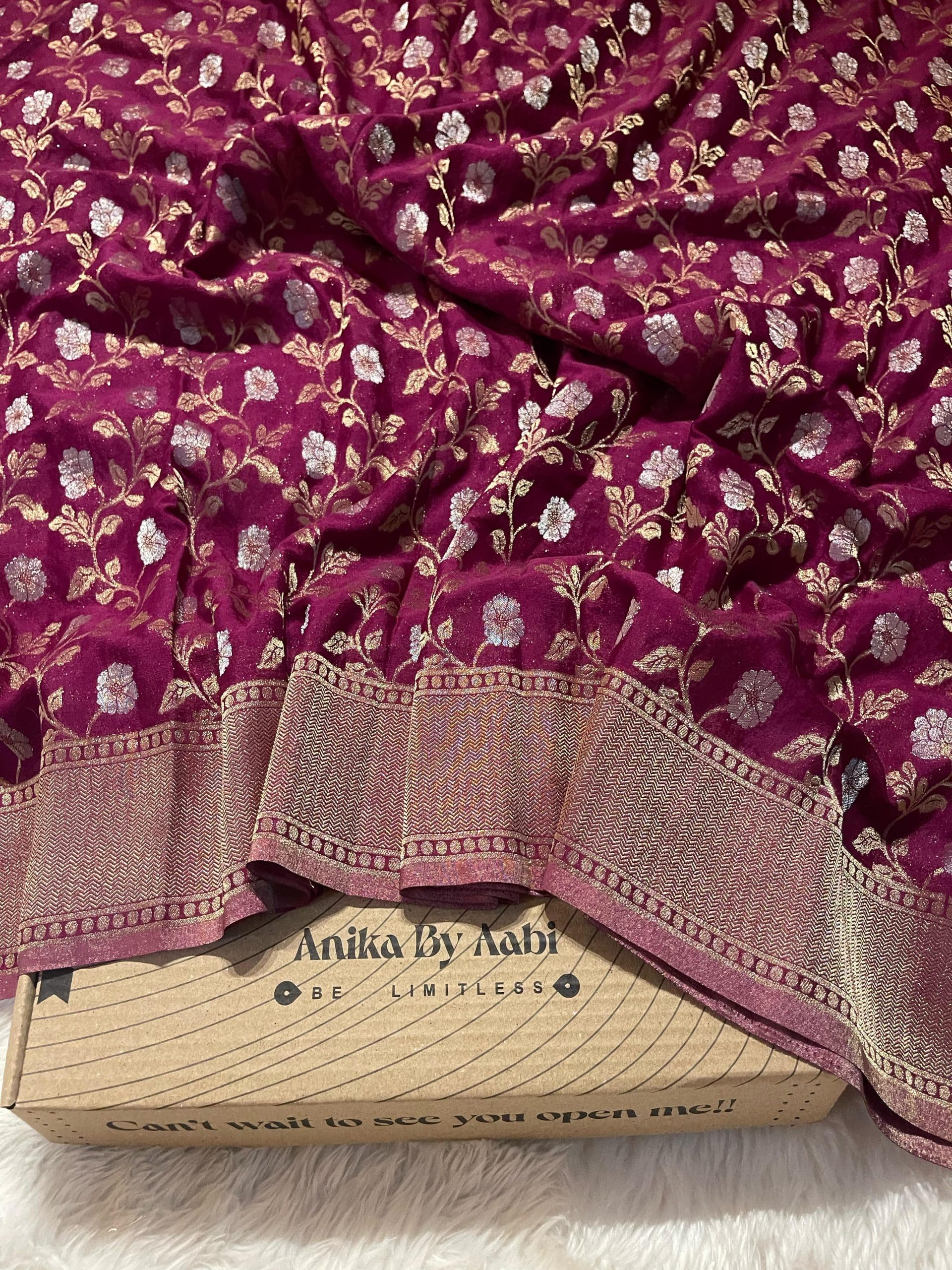 SAHANA-PURPLE SAREE