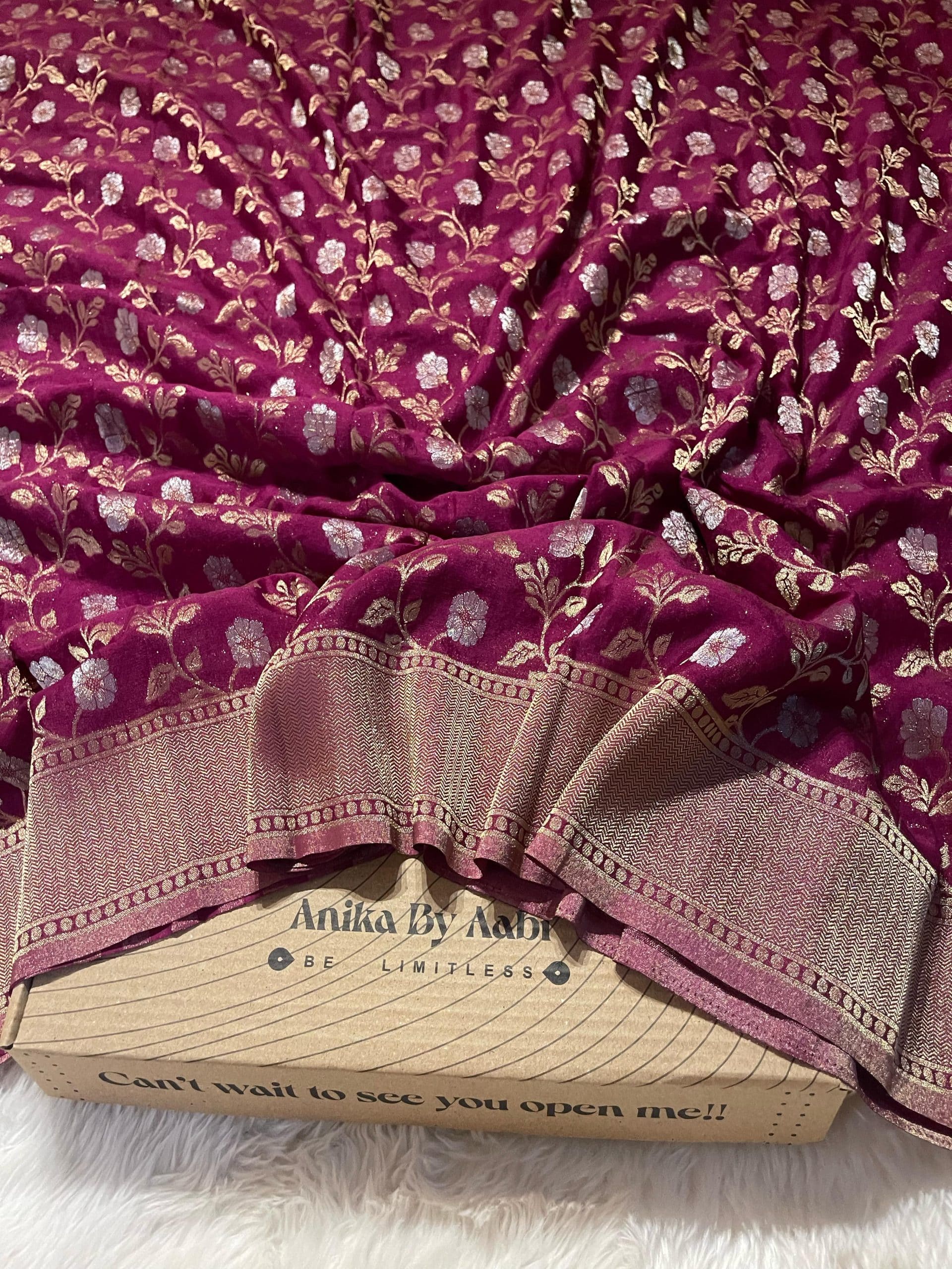 SAHANA-PURPLE SAREE