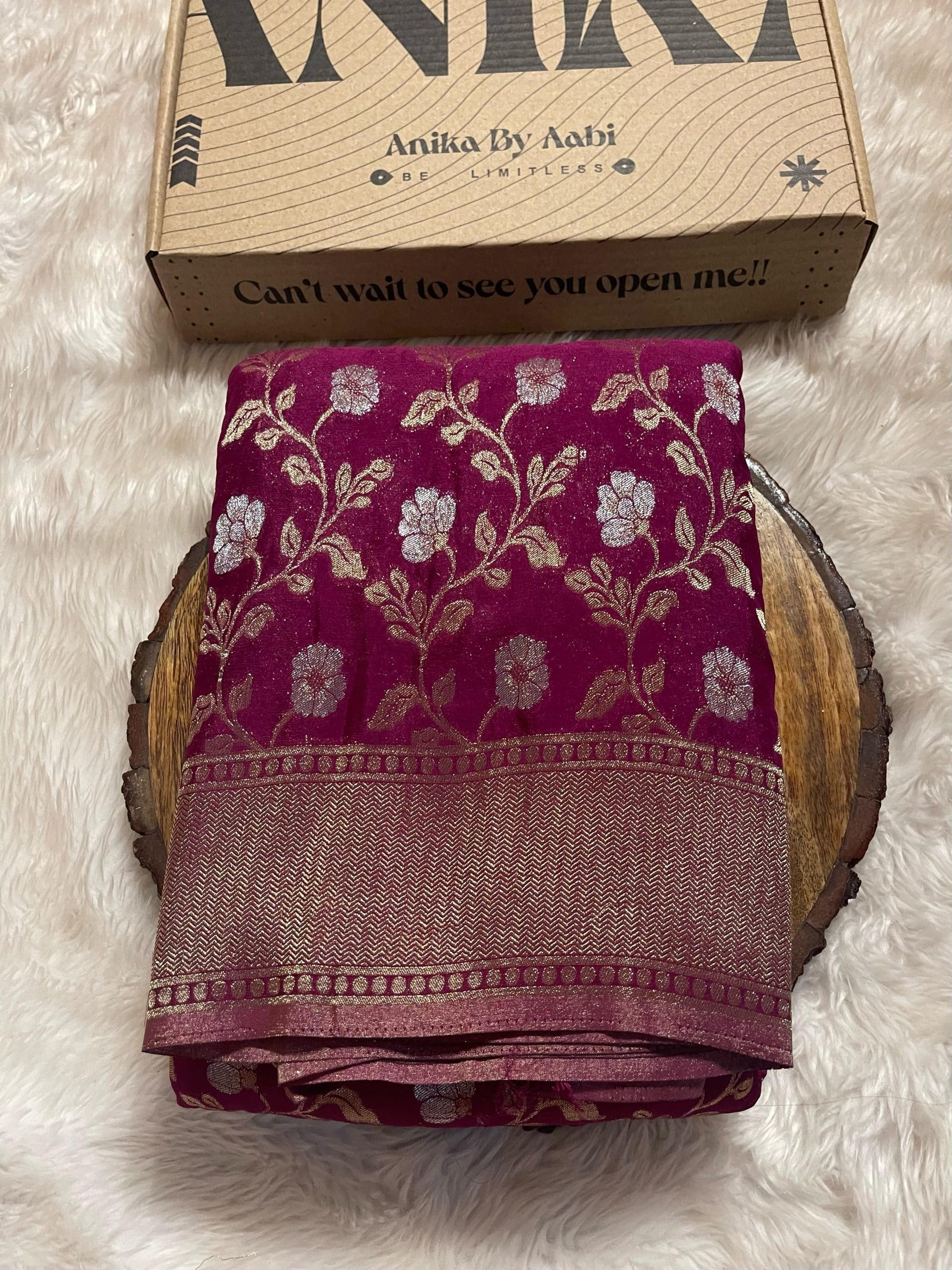 SAHANA-PURPLE SAREE