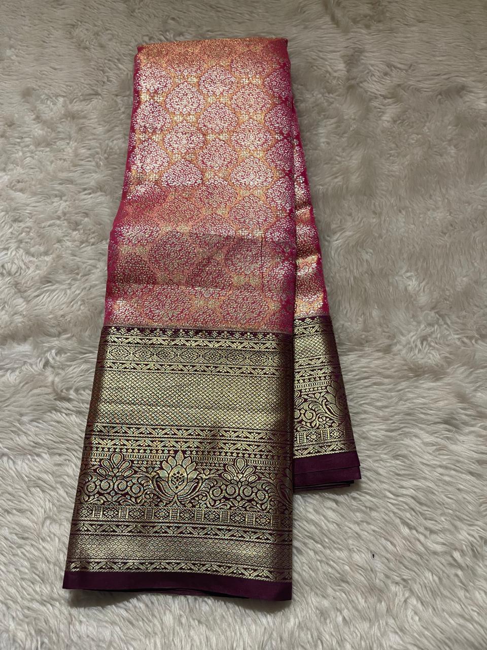 SWAYAMVARAM-RANIPINK WITH DARKMAGENTA SAREE