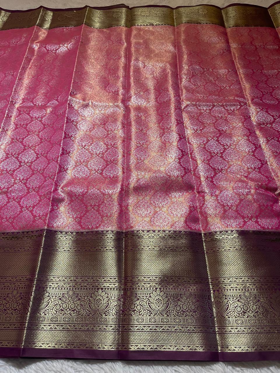 SWAYAMVARAM-RANIPINK WITH DARKMAGENTA SAREE