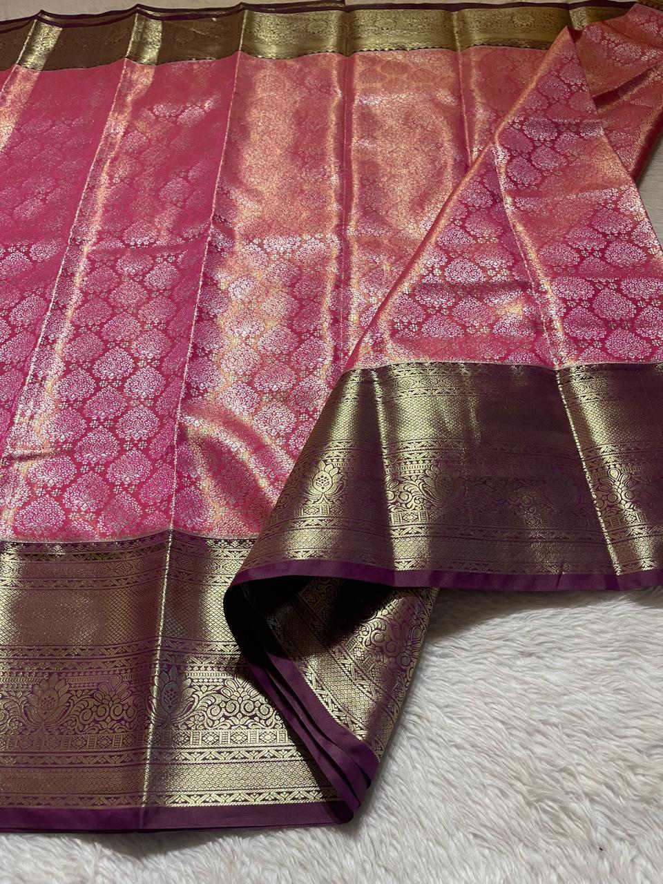 SWAYAMVARAM-RANIPINK WITH DARKMAGENTA SAREE