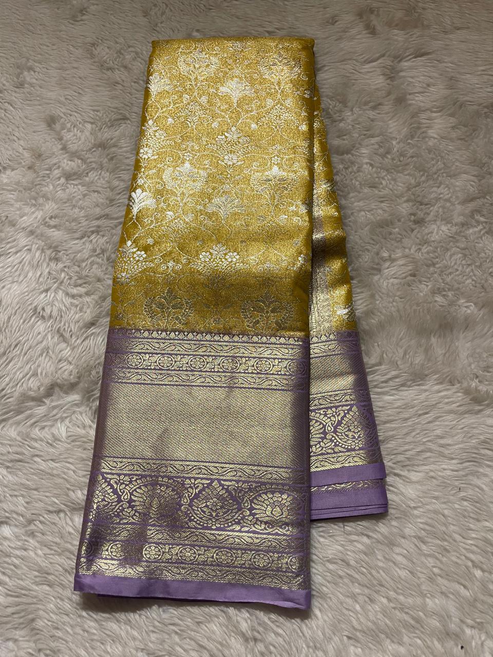 SWAYAMVARAM-YELLOW WITH LILAC BRIDAL EDIT