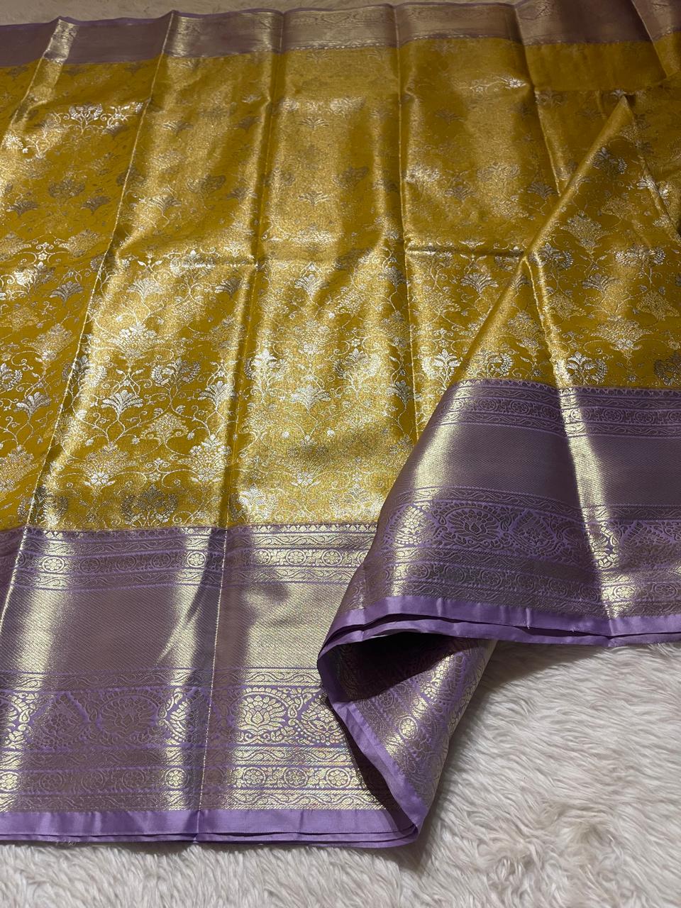 SWAYAMVARAM-YELLOW WITH LILAC BRIDAL EDIT