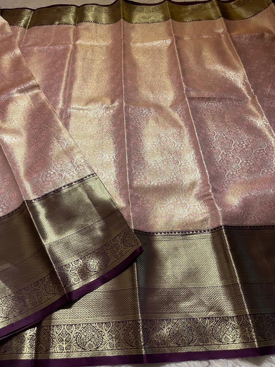 SWAYAMVARAM-PEACH WITH MAGENTA BRIDAL EDIT
