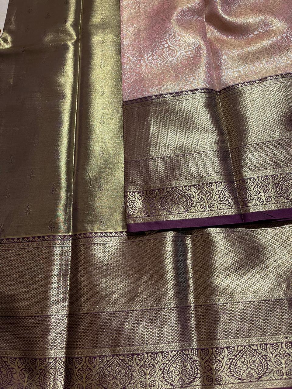 SWAYAMVARAM-PEACH WITH MAGENTA BRIDAL EDIT