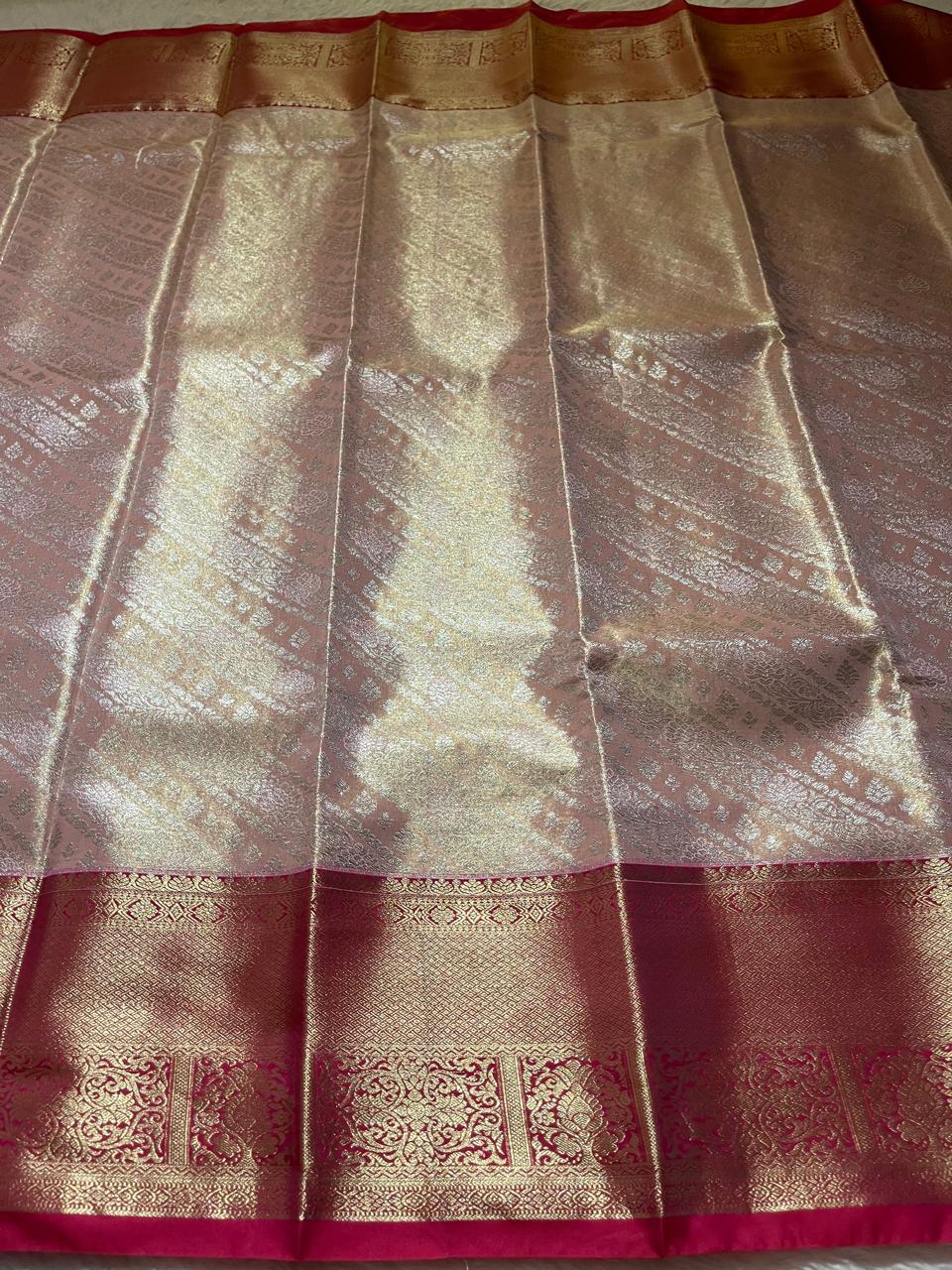 SWAYAMVARAM-PASTEL PINK WITH RANIPINK SAREE