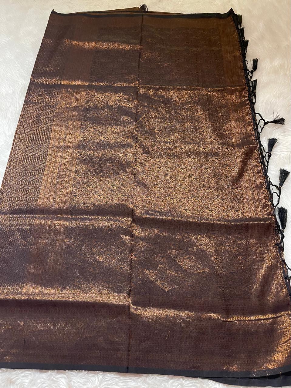 ROYAL AFFAIR-BLACK SAREE